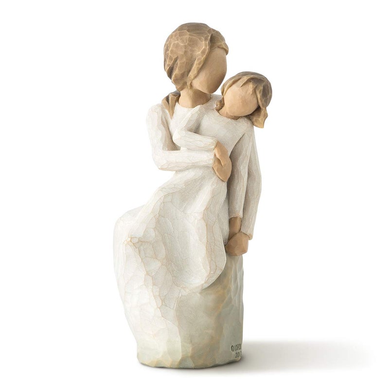 Willow Tree MotherDaughter, Laughter with Loveâ€¦ Always, Gift to Celebrate Relationship Between Mother and Child, Focus on Closeness and Playful Affection, Sculpted Hand-Painted Figure - Image 1